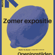 Zomerexpositie poster